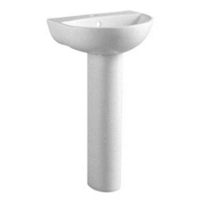 pot544ka-pot543ka_1.jpg Kameo 1 TH Basin 450mm & Pedestal - Image 1