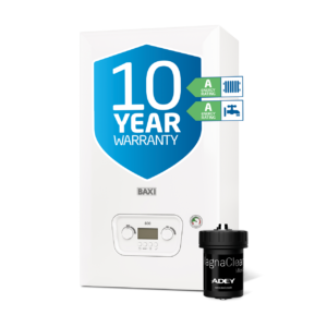 Baxi 836 36kW 800 Series Combi 2 + Including Adey Micro 2 Filter - 7814306